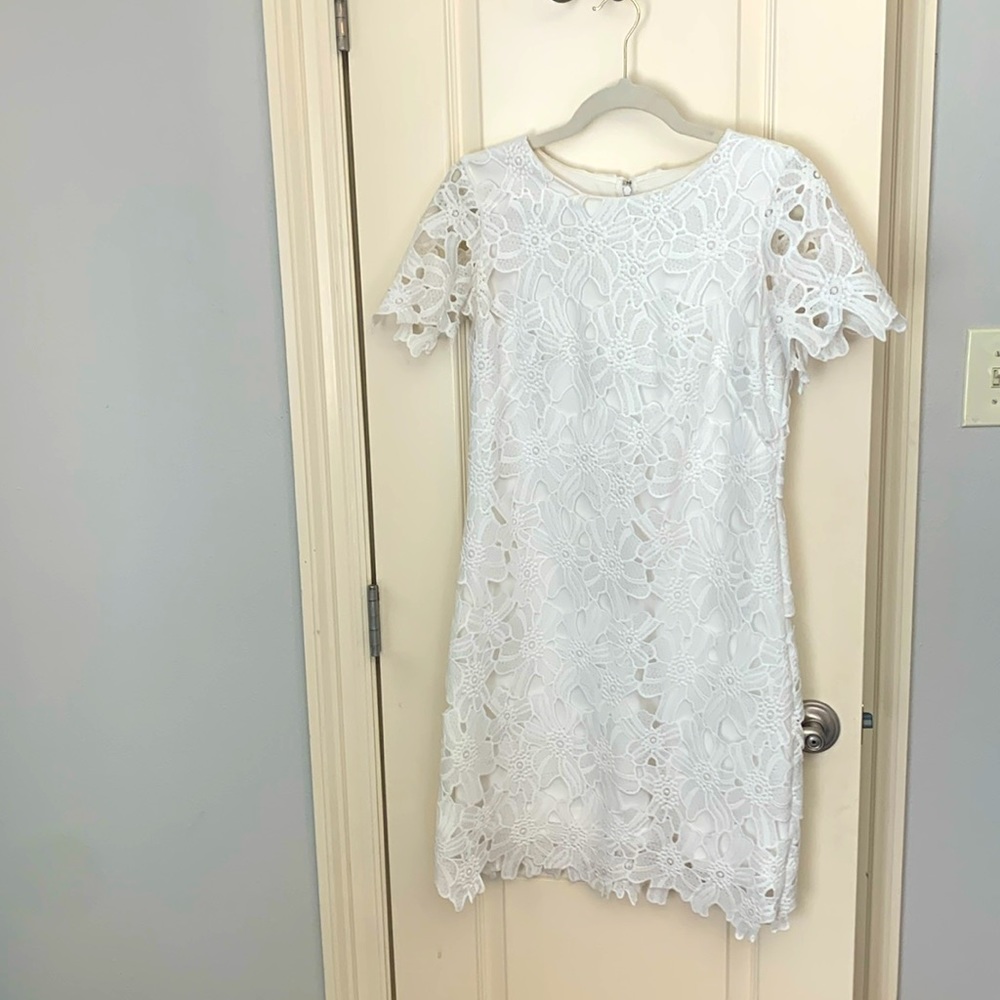 Crisp White Summer Dress